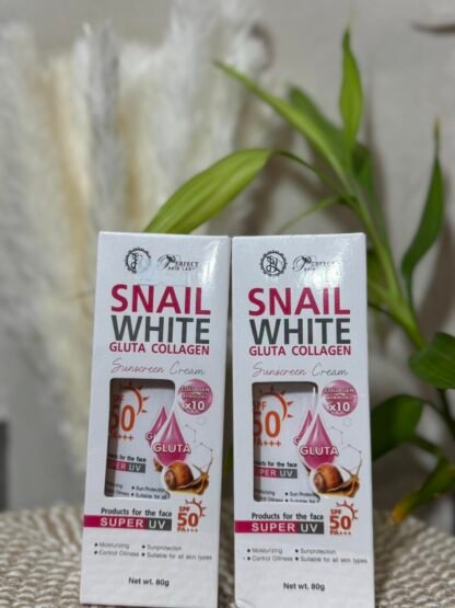 Snail White Gluta Collagen Sunscreen Cream SPF 50+++