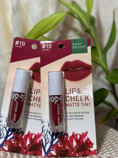 Baby Bright Lip & Cheek Jam Red