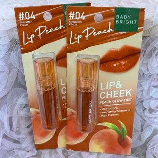 Baby Bright Lip & Cheek Peach Glow Cinnamon Peach
