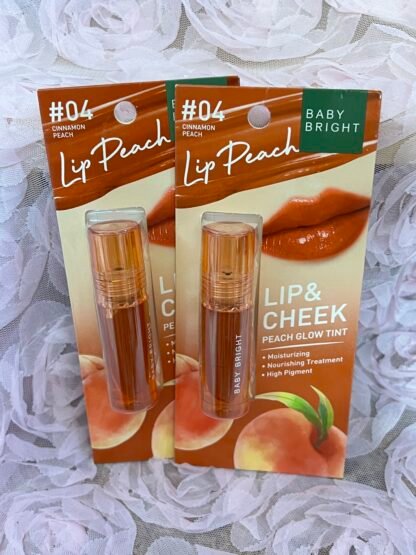 Baby Bright Lip & Cheek Peach Glow Cinnamon Peach