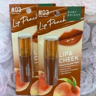 Baby Bright Lip & Cheek Peach Glow Nude Peach